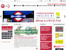 Tablet Screenshot of formacionyempleo.ugt-andalucia.com